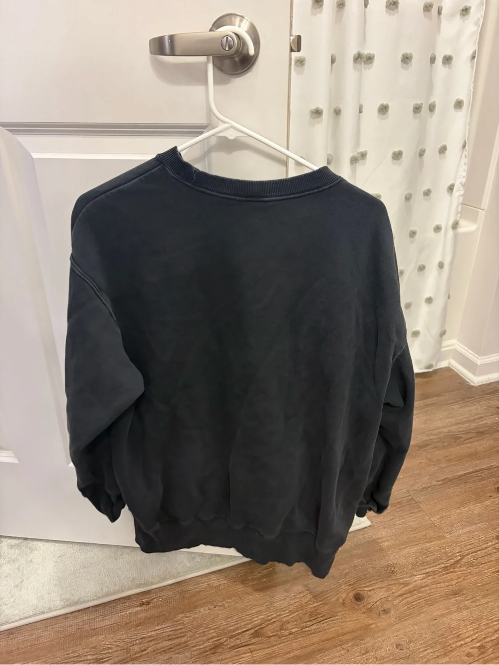 Nike Black Crewneck Sweatshirt with White Swoosh